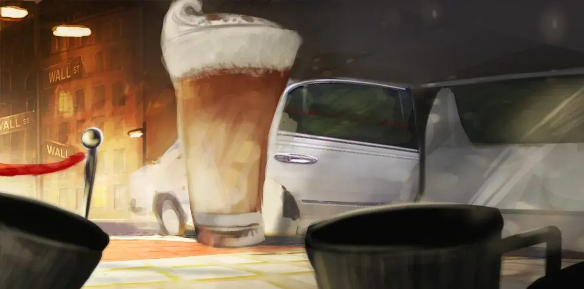 nescafe art