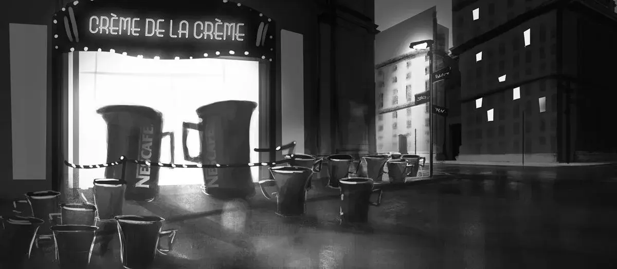 nescafe art